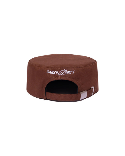 SGD Signature Pillbox Cap Brown
