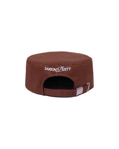 SGD Signature Pillbox Cap Brown